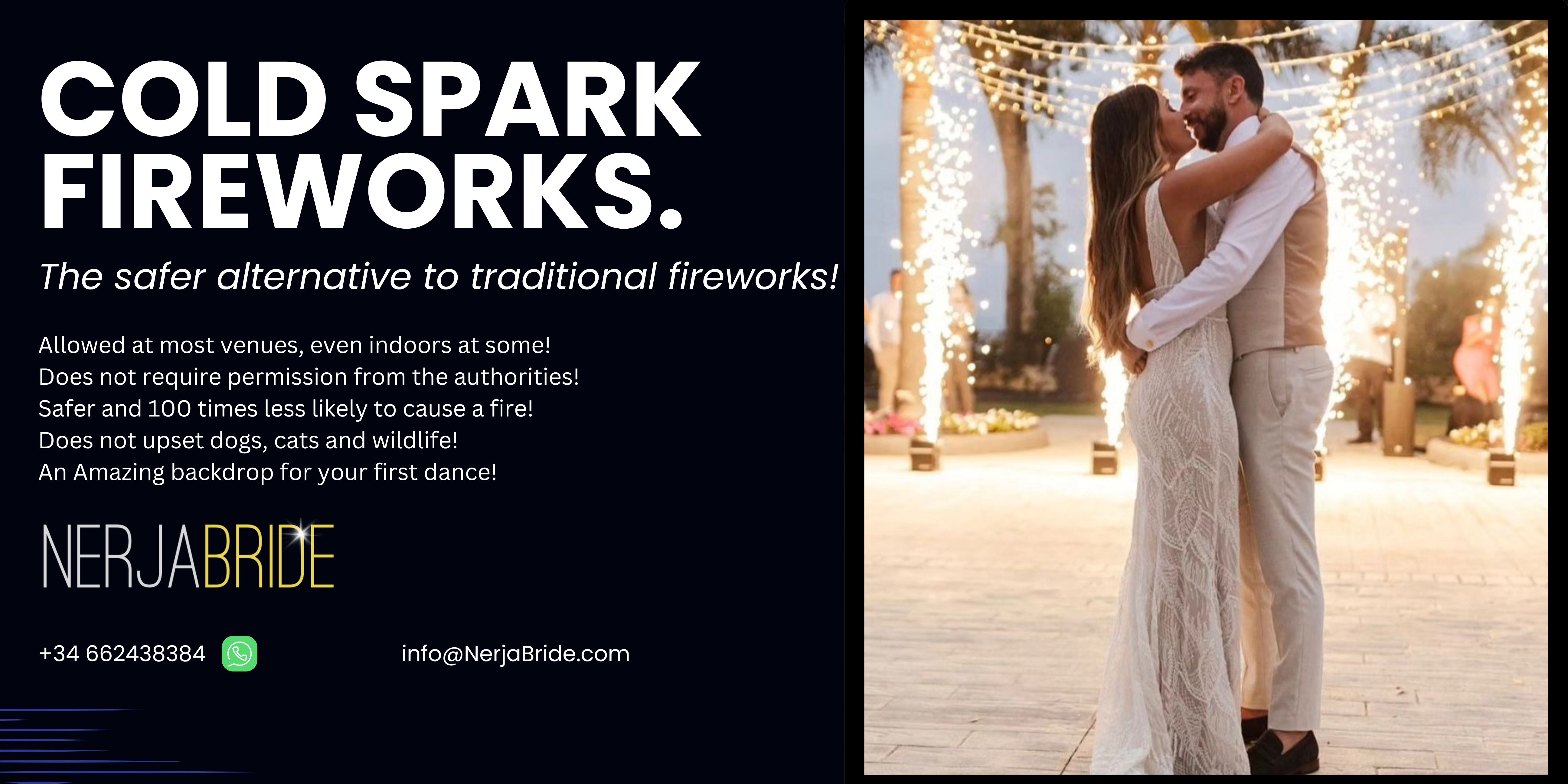 Fireworks for weddings Nerja