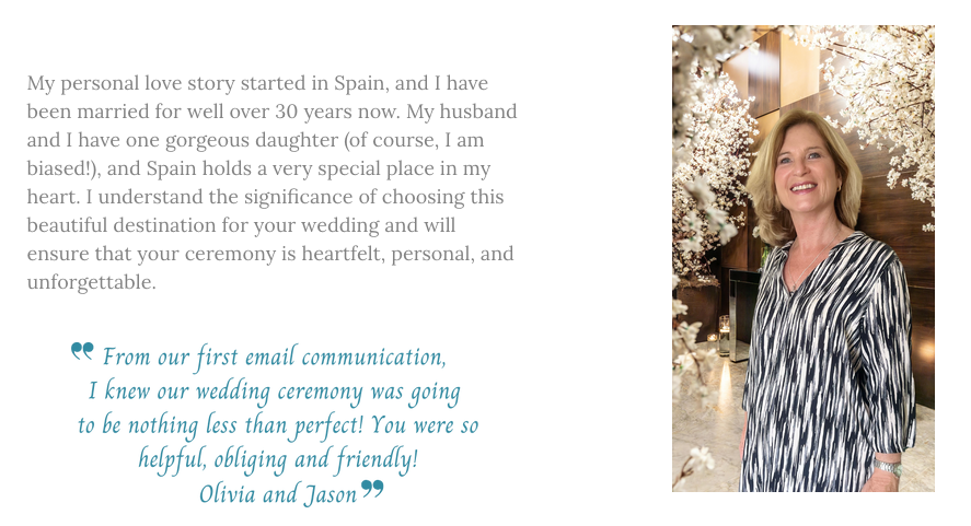 Wedding celebrant Costa del Sol, Spain