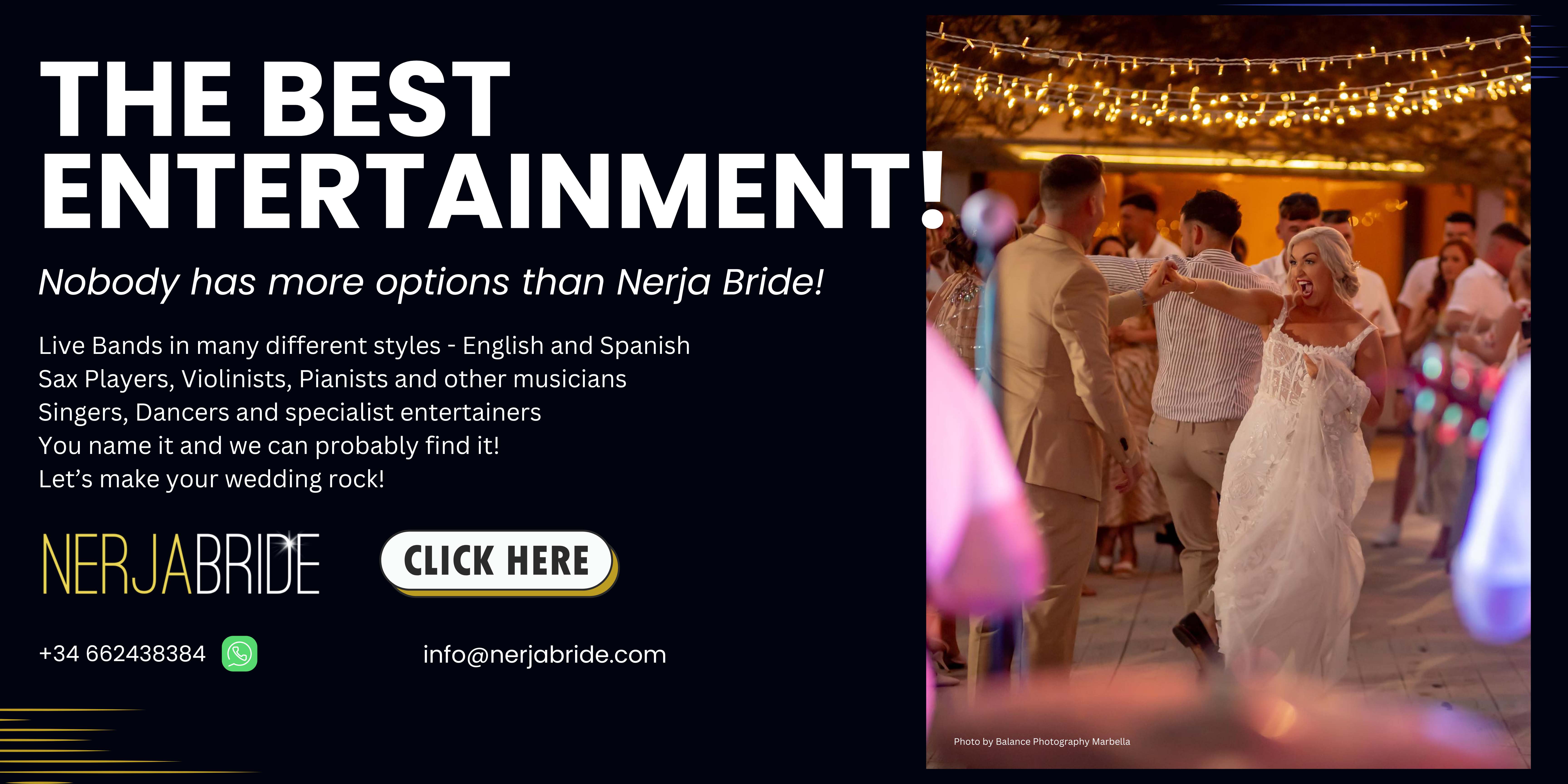 Entertainment for your Wedding in Spain