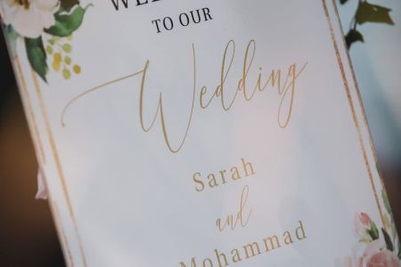 Bespoke Wedding signs by Nerja Bride