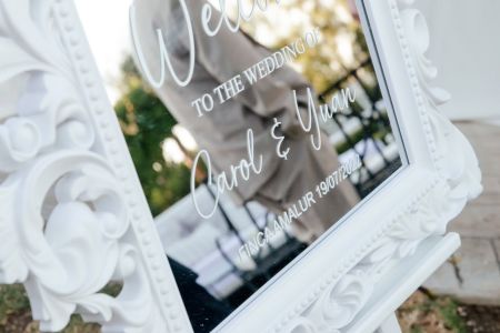 Bespoke Wedding signs by Nerja Bride