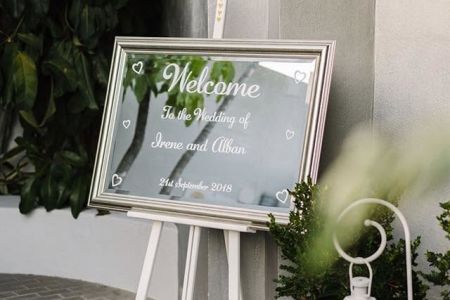 Bespoke Wedding signs by Nerja Bride