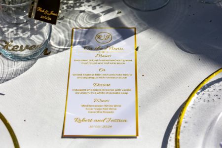 Bespoke Wedding signs by Nerja Bride