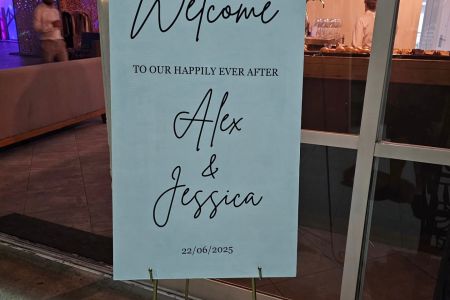 Bespoke Wedding signs by Nerja Bride