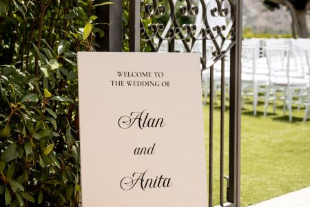 Bespoke Wedding signs by Nerja Bride